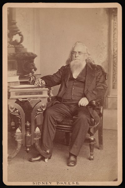 Retrato de Sidney Breese 1800-1878, Antes de 1878. de William Emory Bowman