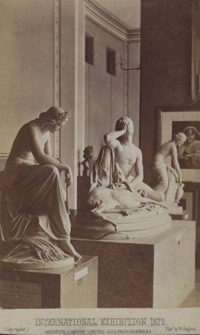 Estátuas em exposição na Exposição Internacional, Londres de William England
