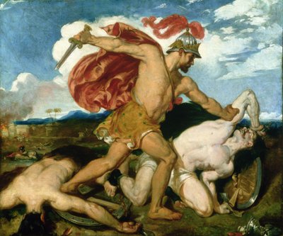 Benaiah, c.1829 (óleo sobre tela) de William Etty