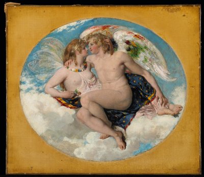 Cupido e Psique de William Etty