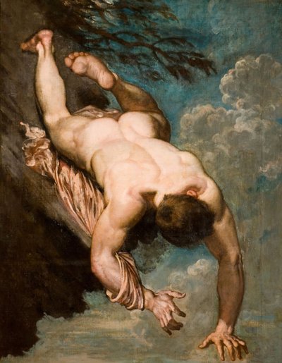 Manlius Hurled From The Rock, 1818. de William Etty