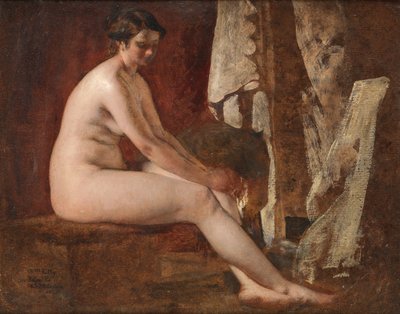 Sentado Nú de William Etty