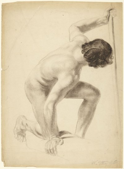 Estudo de figura masculina de William Etty