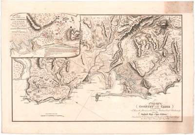 Um Mapa de Cádis de William Faden
