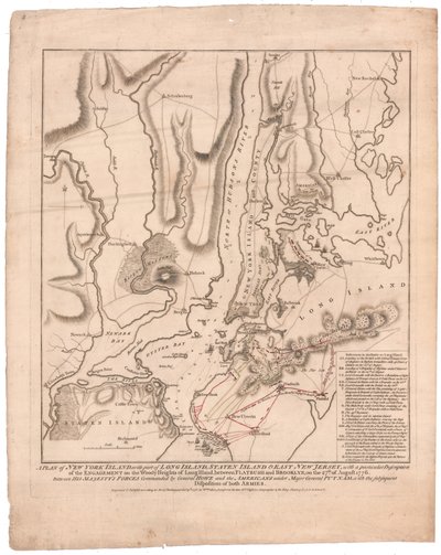 Um Plano da Ilha de Nova Iorque de William Faden