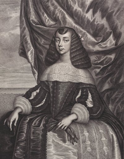 Catherine de Bragança, 1662. de William Faithorne