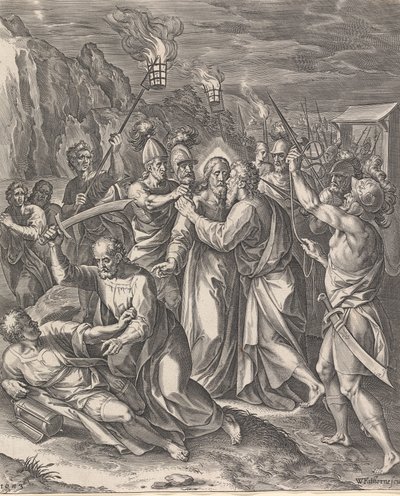 A Traição de Cristo de William Faithorne