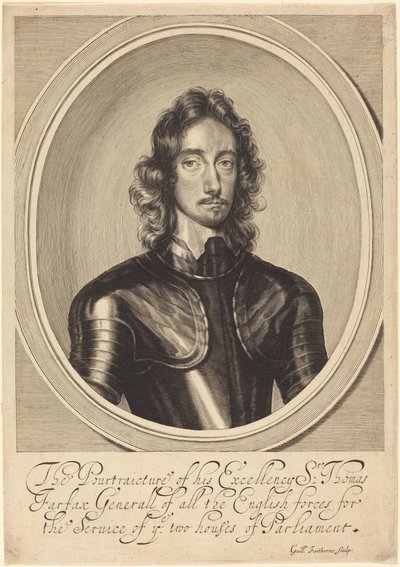Lorde Thomas Fairfax de William Faithorne after Robert Walker