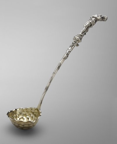 Punch Ladle, c. 1850 (prata e douradura prateada) de William Forbes