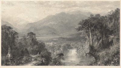 O coração dos Andes de William Forrest, after Frederic Edwin Church