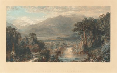 O coração dos Andes de William Forrest, after Frederic Edwin Church