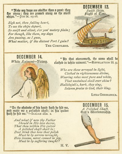 Página do Livro de Aniversário do Emblema da Bíblia (litografia a cores) de William Foster