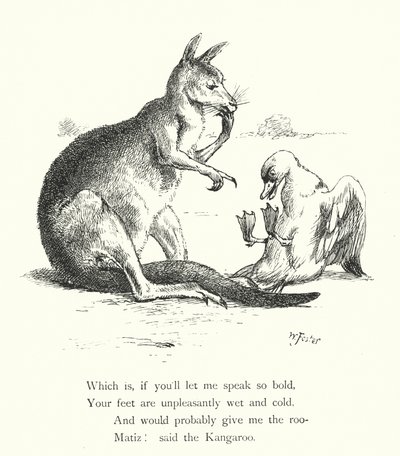 O Pato e o Canguru (gravura) de William Foster