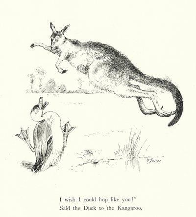 O Pato e o Canguru (gravura) de William Foster