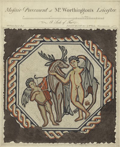 Pavimento de mosaico no Sr. Worthington&39;s Leicester de William Fowler