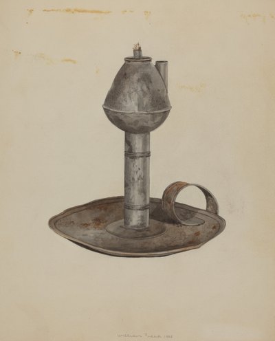 Colonial Lamp, 1938. de William Frank
