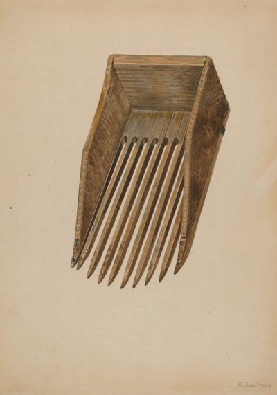 Cranberry Harvesting Scoop, c. 1942. de William Frank