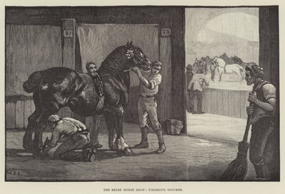 O Shire Horse Show, Toques Finais de William Frank Calderon