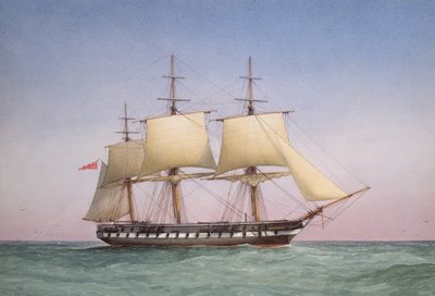 &39;50 -gun Frigate HMS &39;Arethusa&39;, 1876 de William Frederick Mitchell