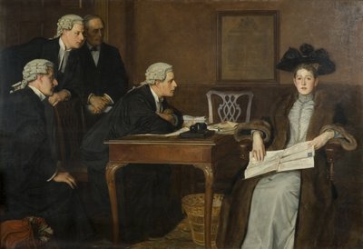 Réu e advogado de William Frederick Yeames