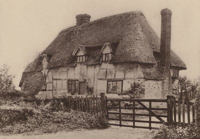 Em Hardham, perto de Pulborough, West Sussex (fotografia a preto e branco) de William Galsworthy Davie