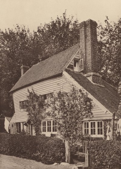Em Mayfield, Sussex (fotografia a preto e branco) de William Galsworthy Davie
