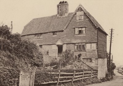 Em Mayfield, Sussex (fotografia a preto e branco) de William Galsworthy Davie