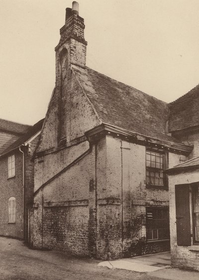 Em Minster, Kent (fotografia a preto e branco) de William Galsworthy Davie