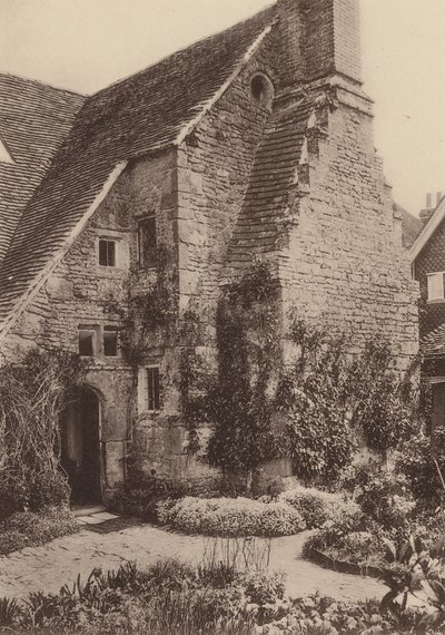 Em Tillington, perto de Petworth, West Sussex (fotografia a preto e branco) de William Galsworthy Davie