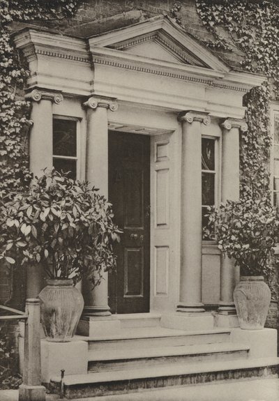 Porta, East Pallant, Chichester (foto a p/b) de William Galsworthy Davie