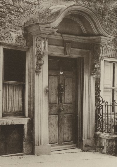 Porta, Stamford, Northants (foto a p/b) de William Galsworthy Davie