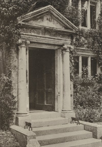 Doorway, The Deanery, Battle, Sussex (foto a p/b) de William Galsworthy Davie