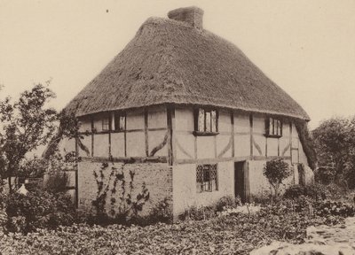 Rose Cottage, Pulborough, West Sussex (fotografia a preto e branco) de William Galsworthy Davie
