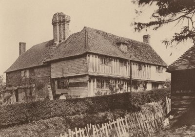 Smugley Farm, Goudhurst, Kent (fotografia a preto e branco) de William Galsworthy Davie