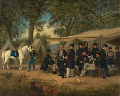 Zachary Taylor em Walnut Springs, 1847. de William Garl Browne
