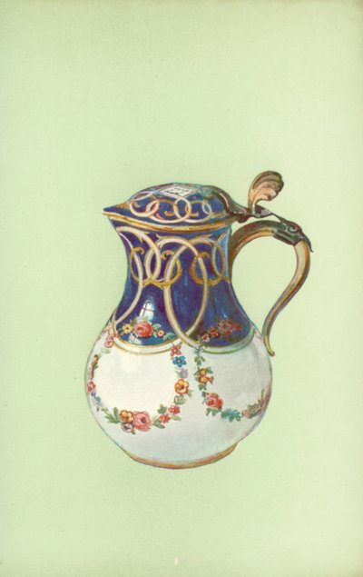 Jug, Sevres, azul real (cor litho) de William Gibb