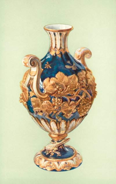 Vaso, Chelsea, Mazarine Blue (cor litho) de William Gibb