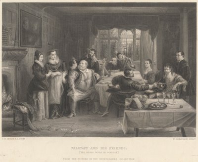 Falstaff e os seus Amigos de William Greatbach