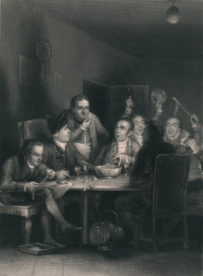 Os Clubbists, 1860 de William Greatbach