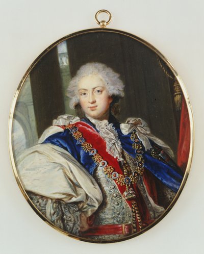 HRH Frederick, Duque de York, Comprimento de três quartos, Face completa, Vestindo os acessórios da Ordem da Liga de William Grimaldi