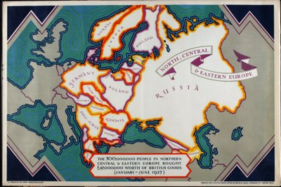 Europa do Norte, Central e Oriental, da série "Para onde vão as nossas exportações de William Grimmond