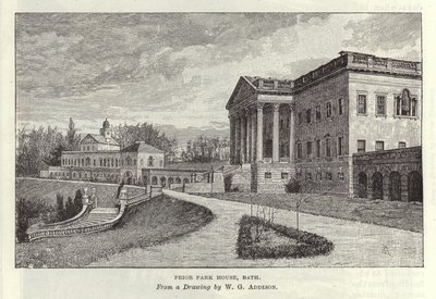 Pior Park House em Bath de William Grylls Addison