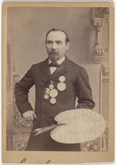 Retrato de um homem, início do século XX (foto) de William H. Artzberger