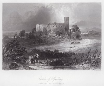 Castelo de Spielberg (gravura) de William H. Bartlett