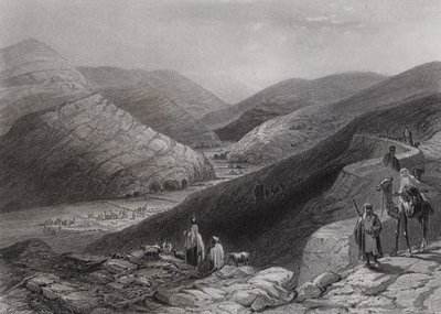 Etham, perto de Belém (gravura) de William H. Bartlett