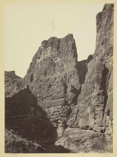 Cañon de Kanab Wash, Rio Colorado, olhando para o sul de William H. Bell