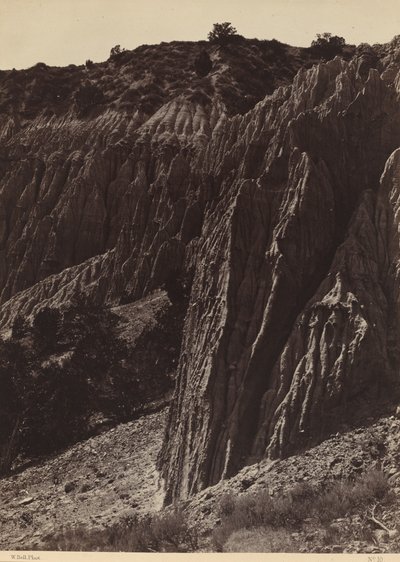 Escultura de chuva, Salt Creek Canon, Utah de William H. Bell