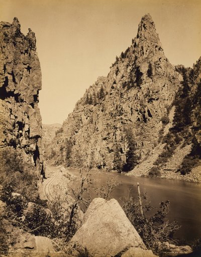 Agulha de Currecanti, Cañon Negro de Gunnison de William H. Jackson