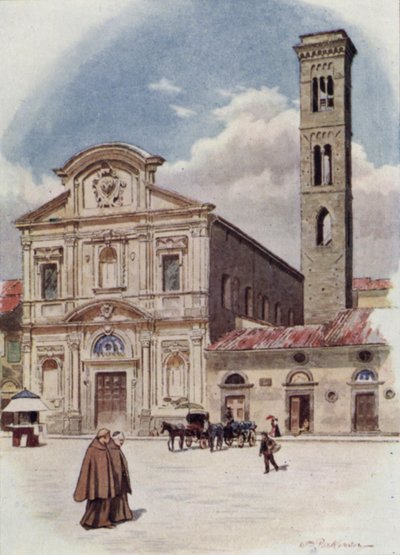 Todos os Santos, Florença (lito colorido) de William H. Parkinson