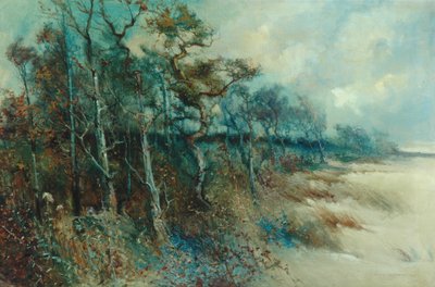 Árvores em uma paisagem de areia, Heysham, 1915 de William H. Parkinson